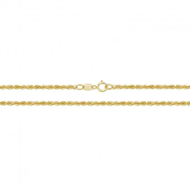 9CT Yellow Gold Rope Chain CH209