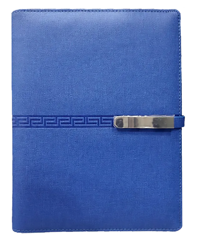 AMS-RM-S-220 - BLUE PU LEATHER ORGANIZER