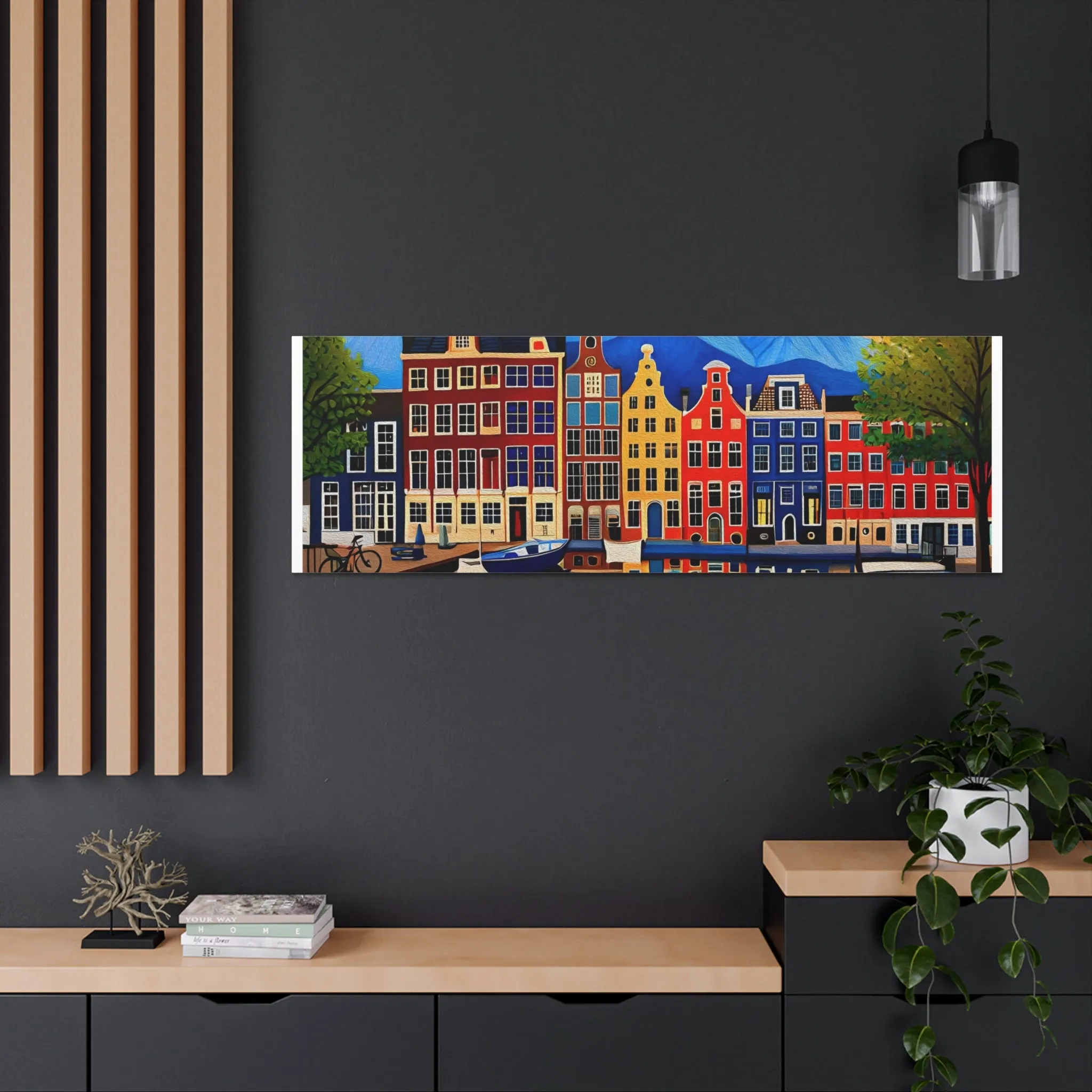 Amsterdam Canal Painting the perfect Gift for