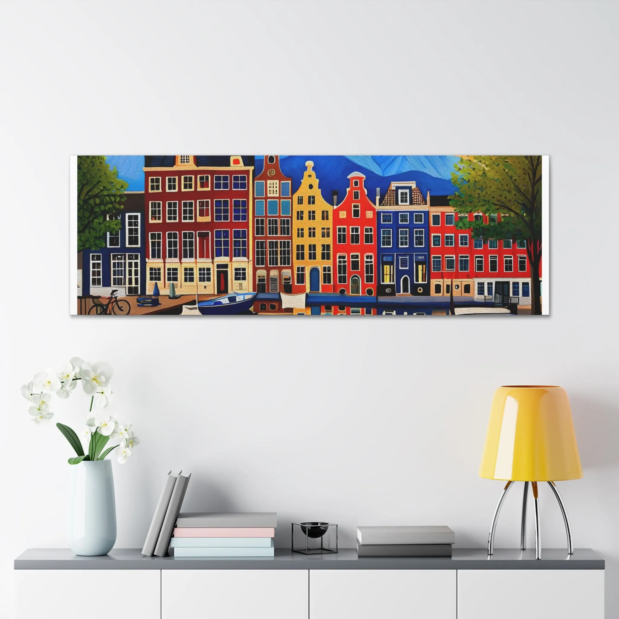 Amsterdam Canal Painting the perfect Gift for