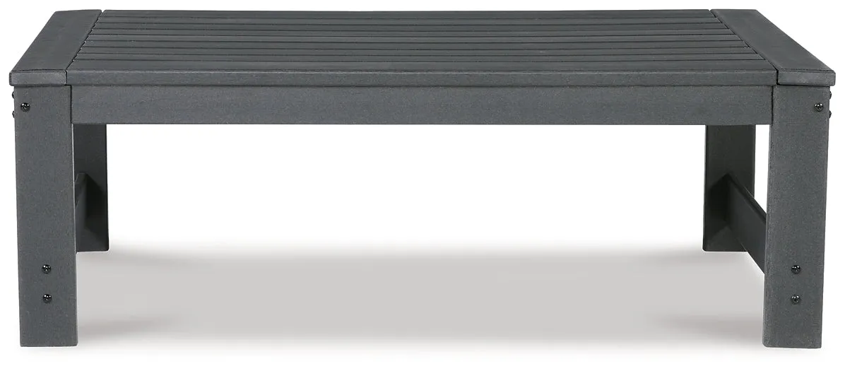 Ashley Express - Amora Outdoor Loveseat with Coffee Table