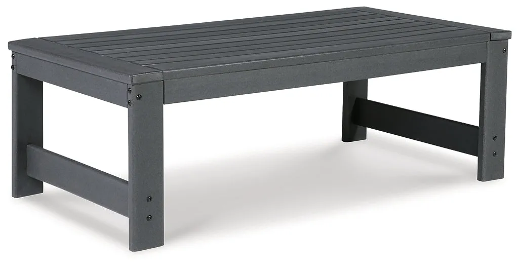 Ashley Express - Amora Outdoor Loveseat with Coffee Table