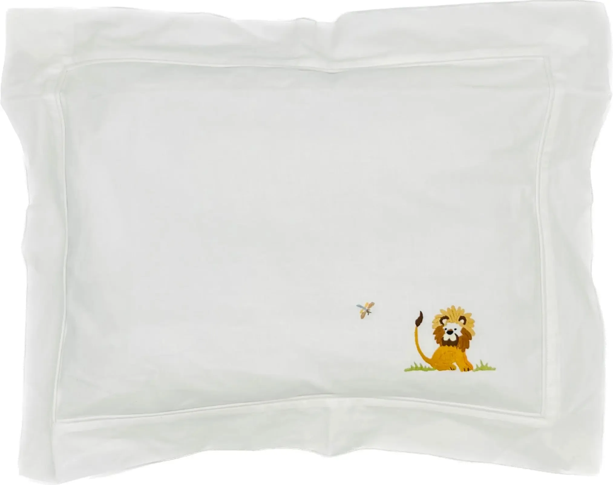 Boudoir pillowcase "safari" white