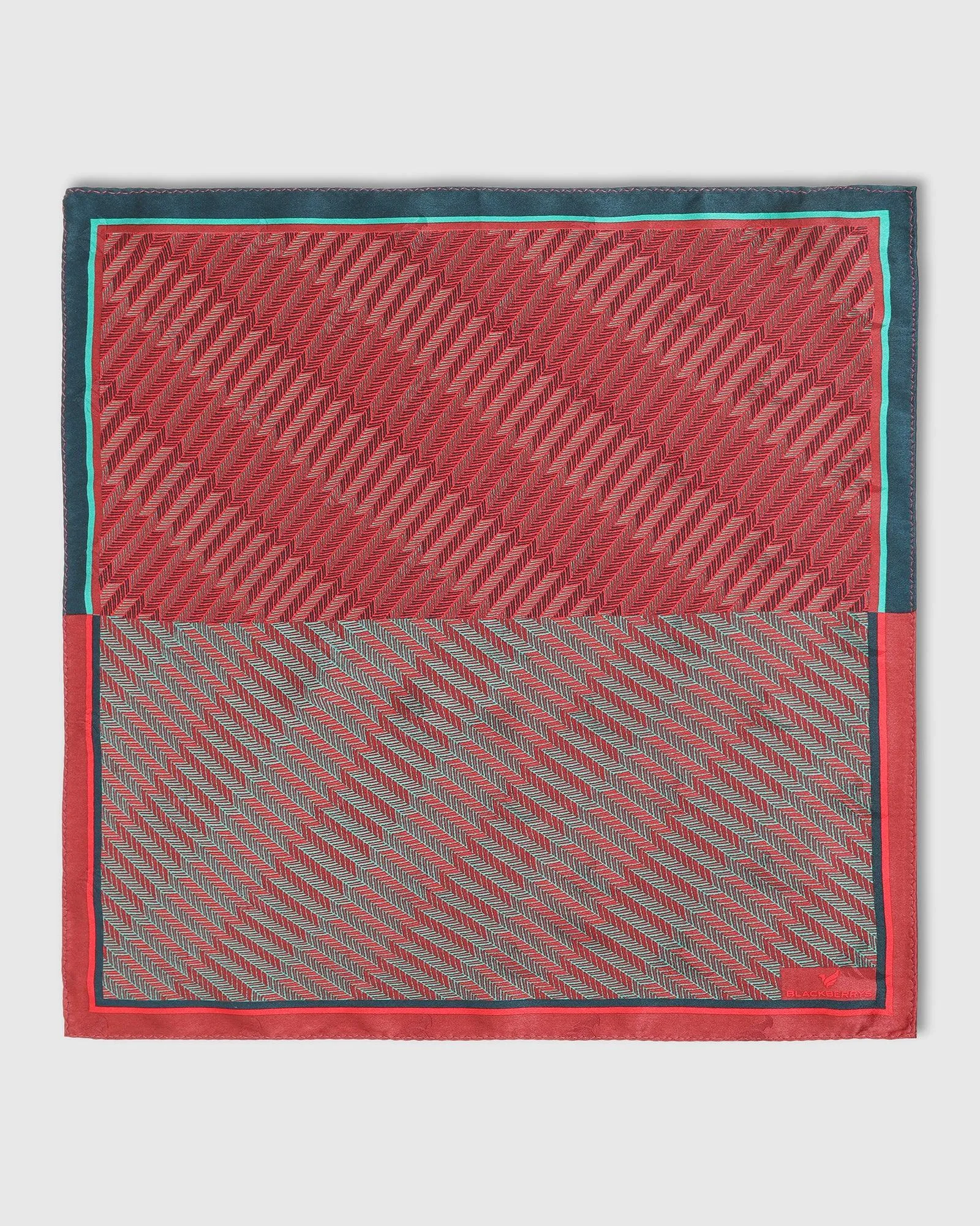 Boxed Combo Printed Tie And Pocket Square In Green - Trish