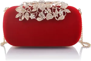 Crystal Evening Bag Rhinestone Bride and Bridesmaid Wedding Prom Party Formal Clutch Purses for Women Evening