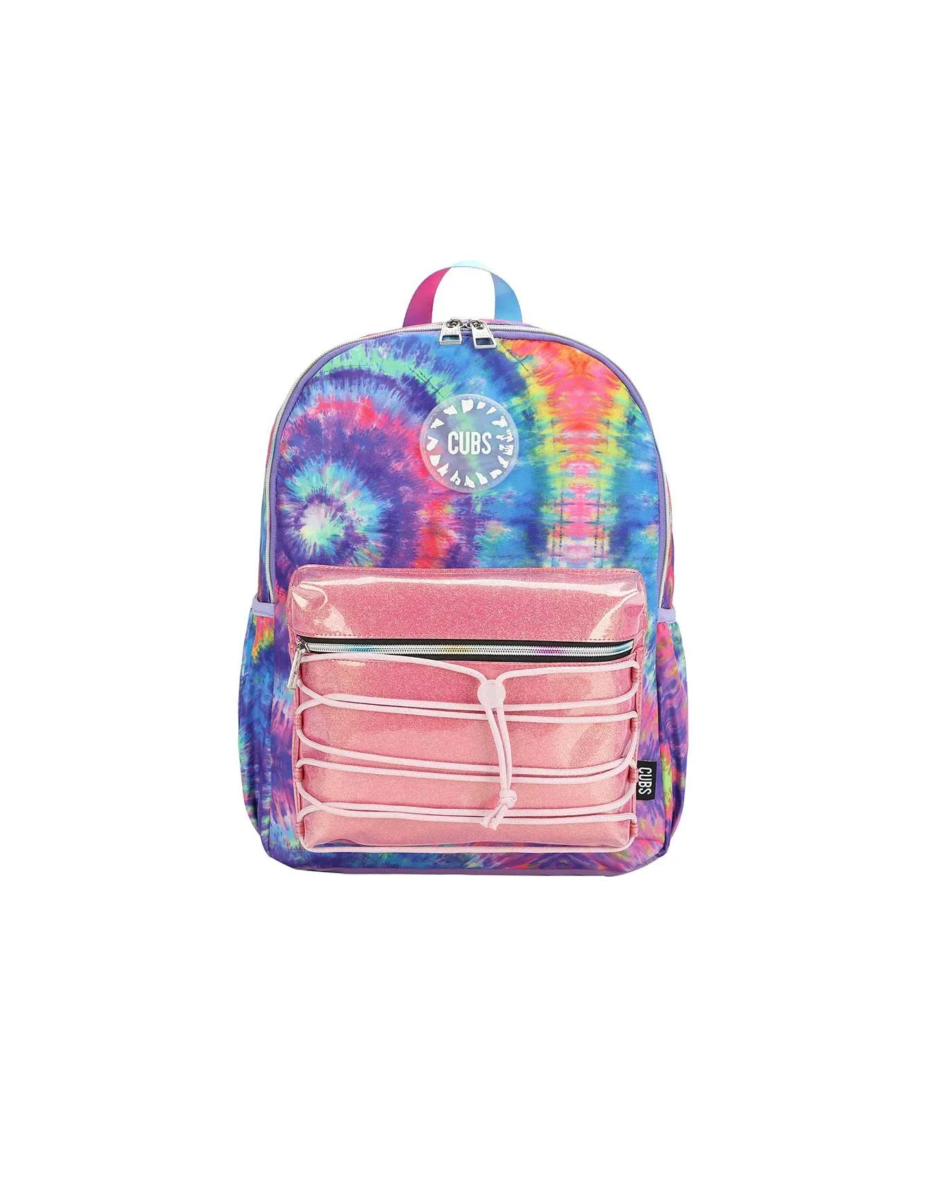 Cubs Blue And Purple Tie Dye High School Backpack