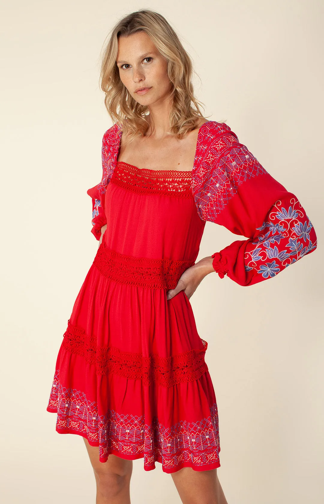 Darby Embroidered Dress