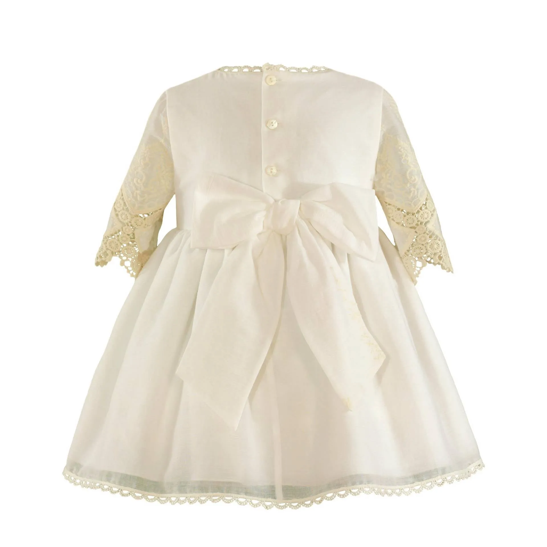 Embroidered Ivory Dress