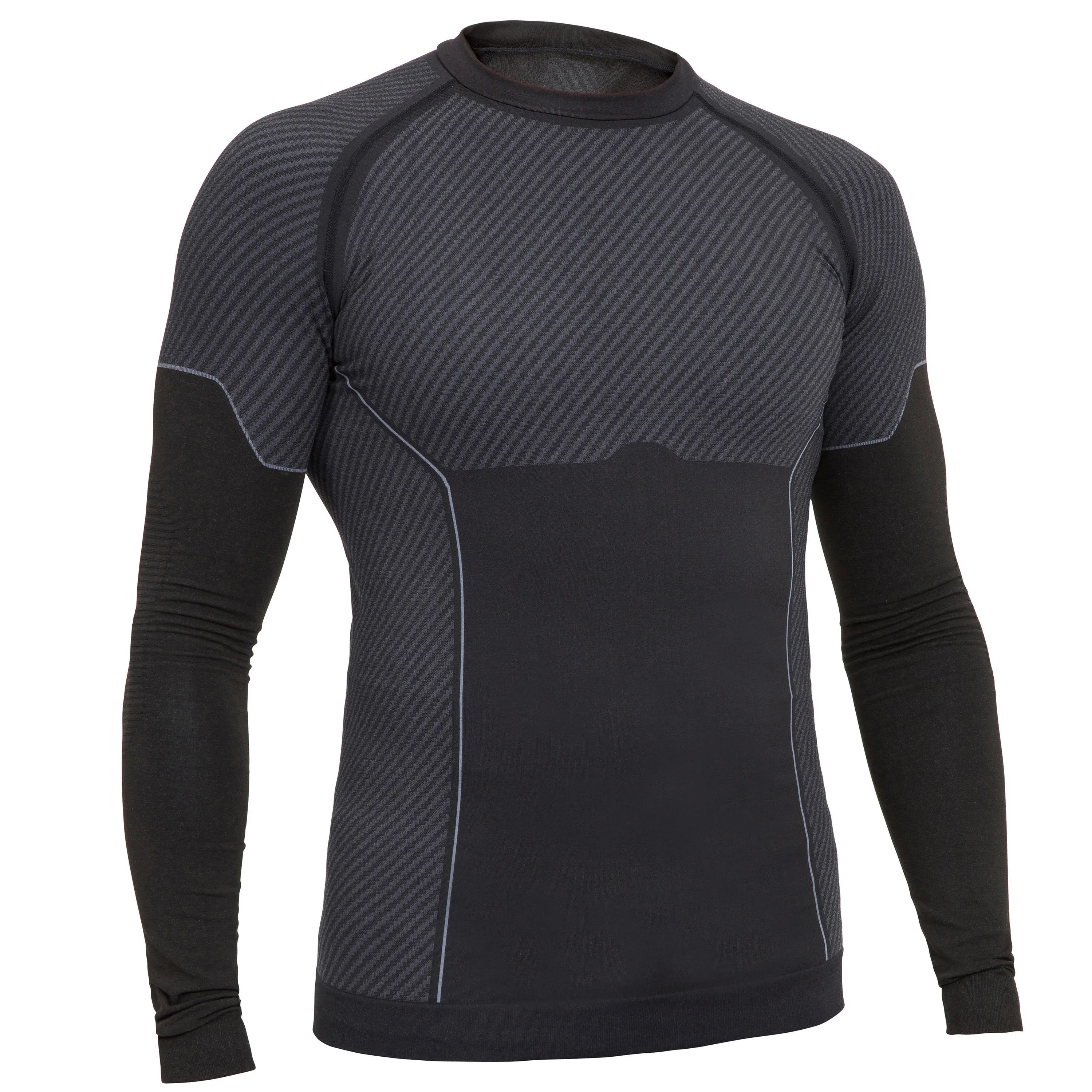 Functional women's sailing shirt Race 500 gray TRIBORD pearl grey/charcoal gray