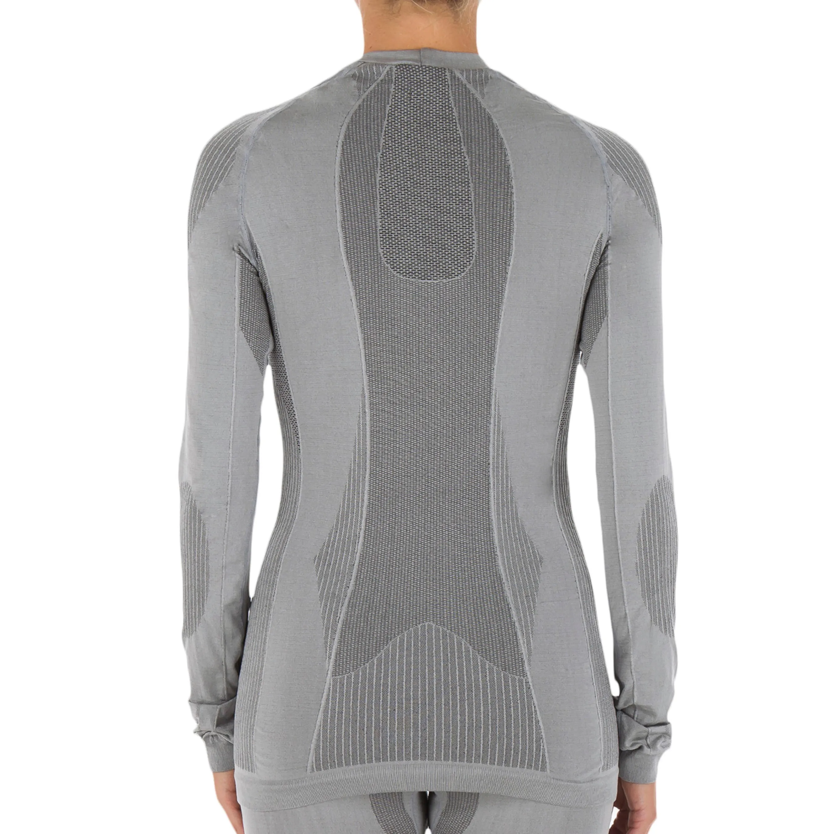 Functional women's sailing shirt Race 500 gray TRIBORD pearl grey/charcoal gray