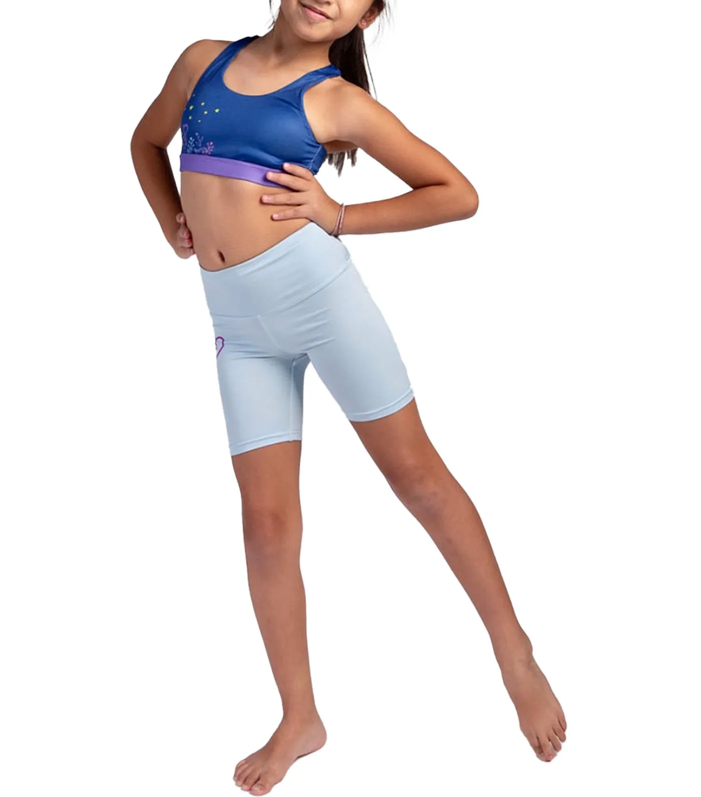 Gray Biker Shorts