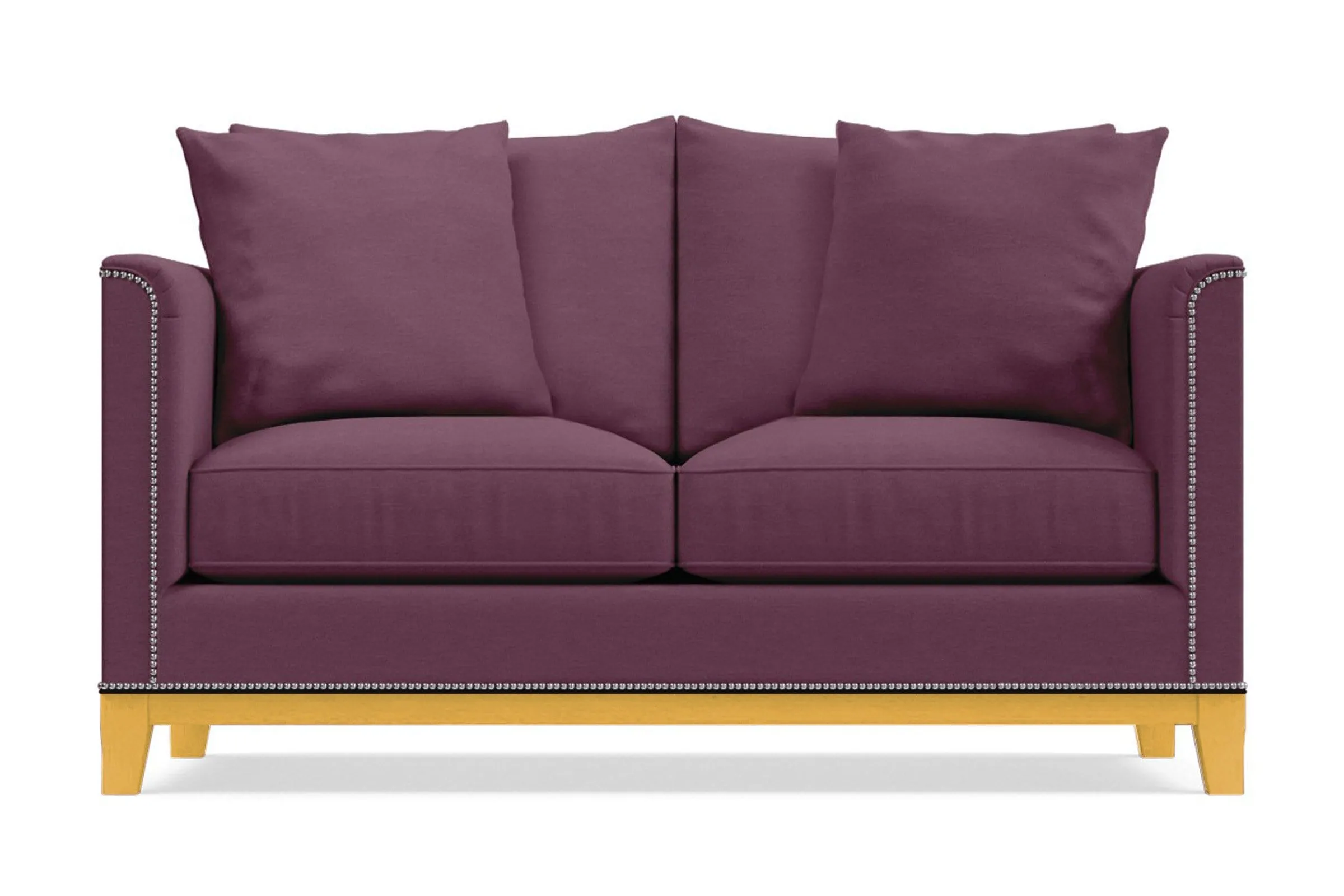 La Brea Twin Size Sleeper Sofa Bed :: Leg Finish: Natural / Sleeper Option: Memory Foam Mattress