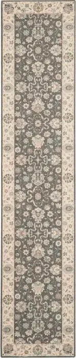 Living Treasures LI16 Grey/Ivory Rug