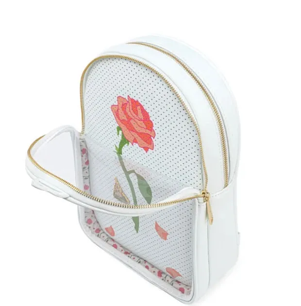 Loungefly Disney Beauty and the Beast Pin Trader includes Pin