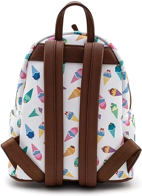 Loungefly Disney Princess Ice Cream All Over Print Mini Backpack, Multicolor