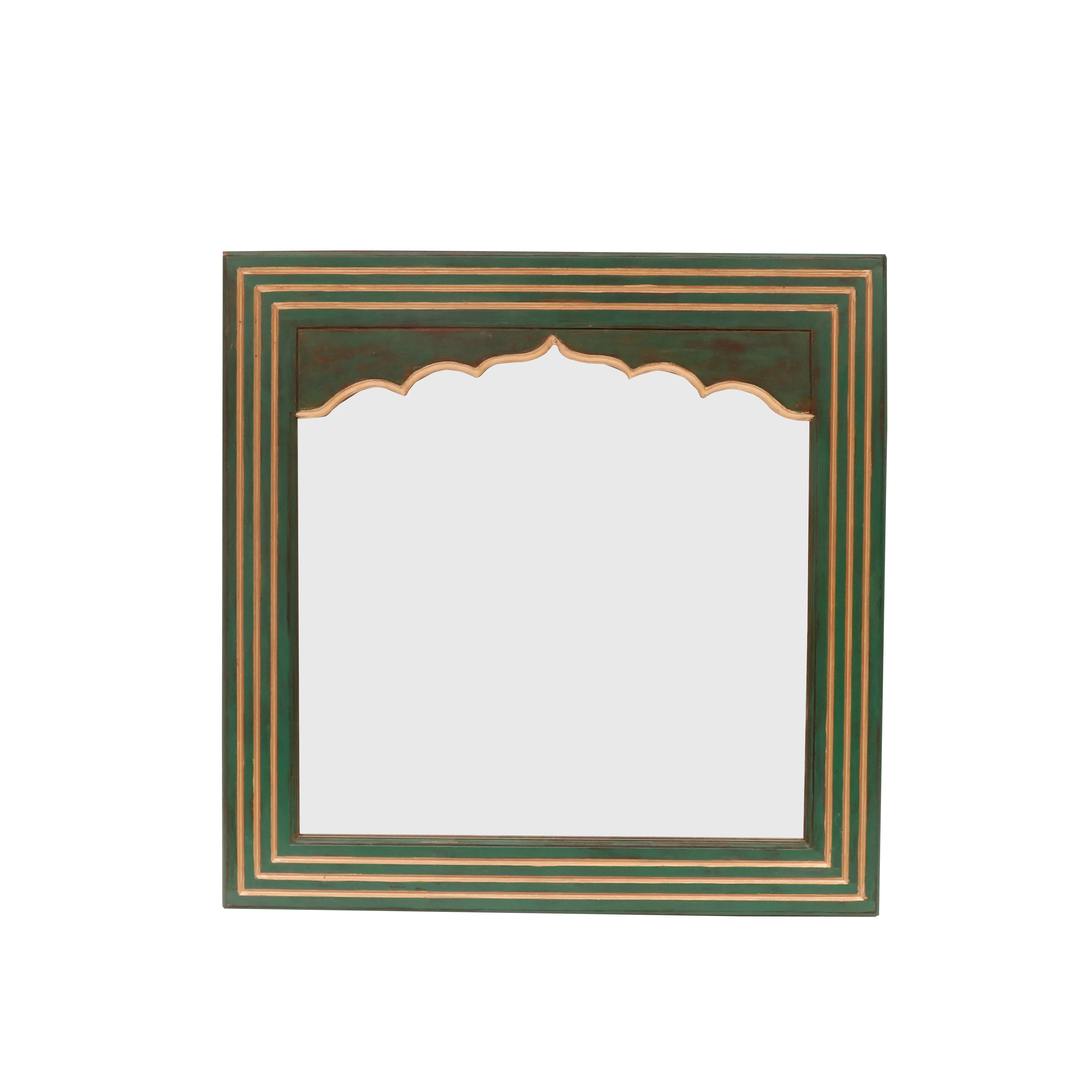 Minaret Style Green Mirror