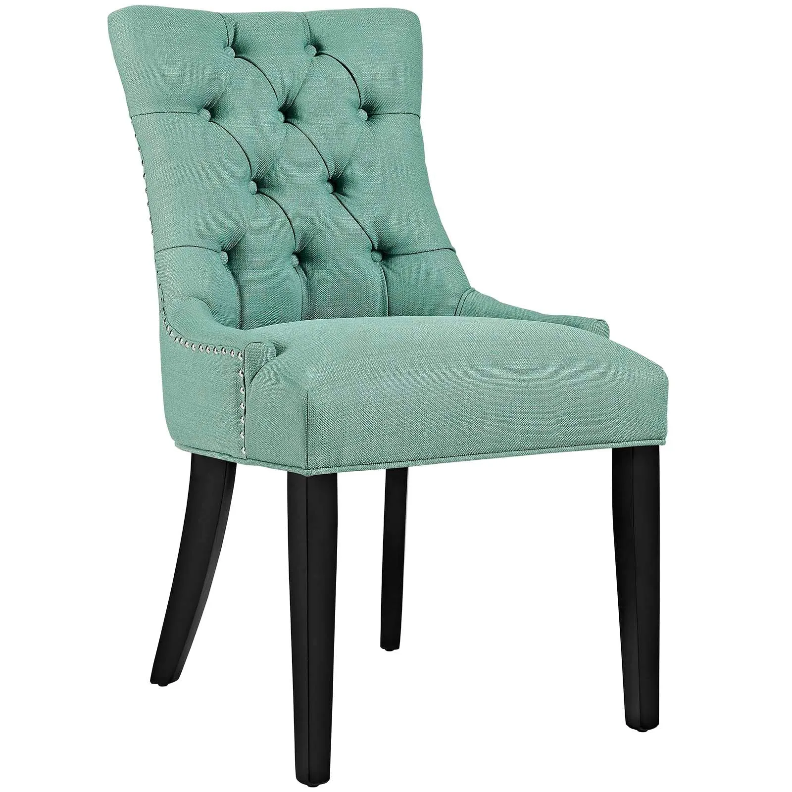 Modern Elegant Regent Kitchen Side Chair - Kitchen And Fabric Dining Chair Set