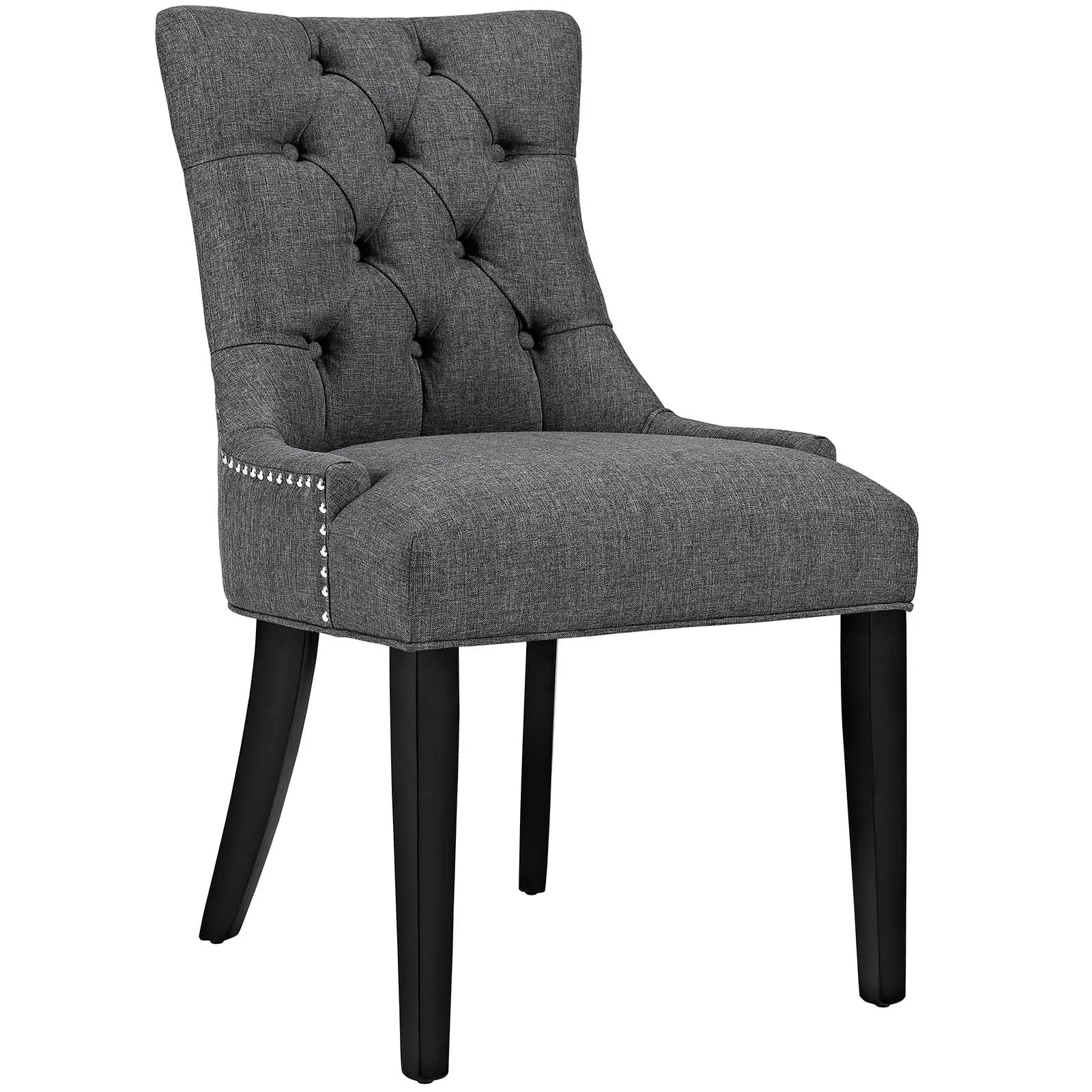 Modern Elegant Regent Kitchen Side Chair - Kitchen And Fabric Dining Chair Set