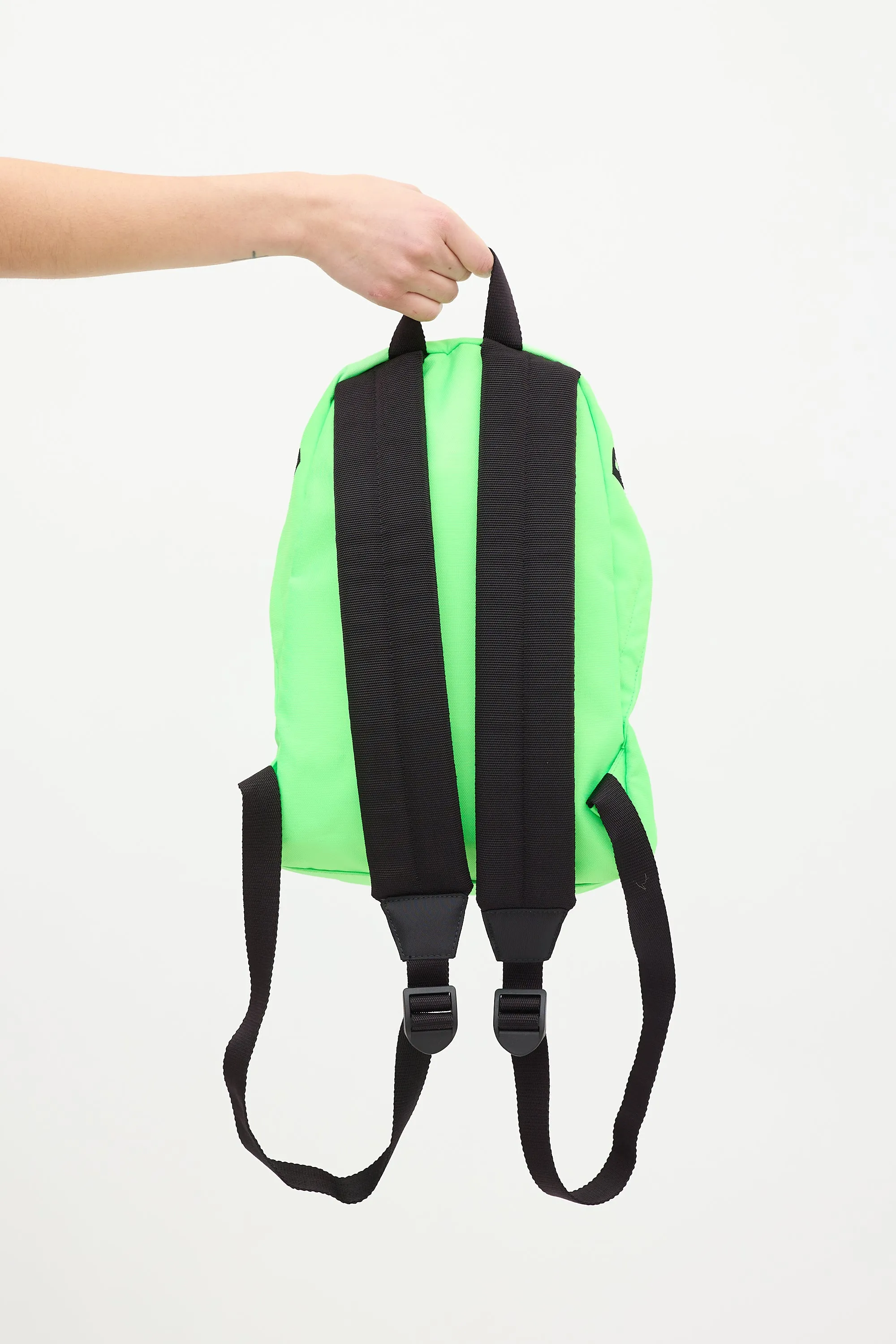 Neon Green Small Wheel Logo Backpack