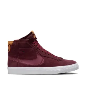 Nike SB Blazer Mid PRM - Night Maroon