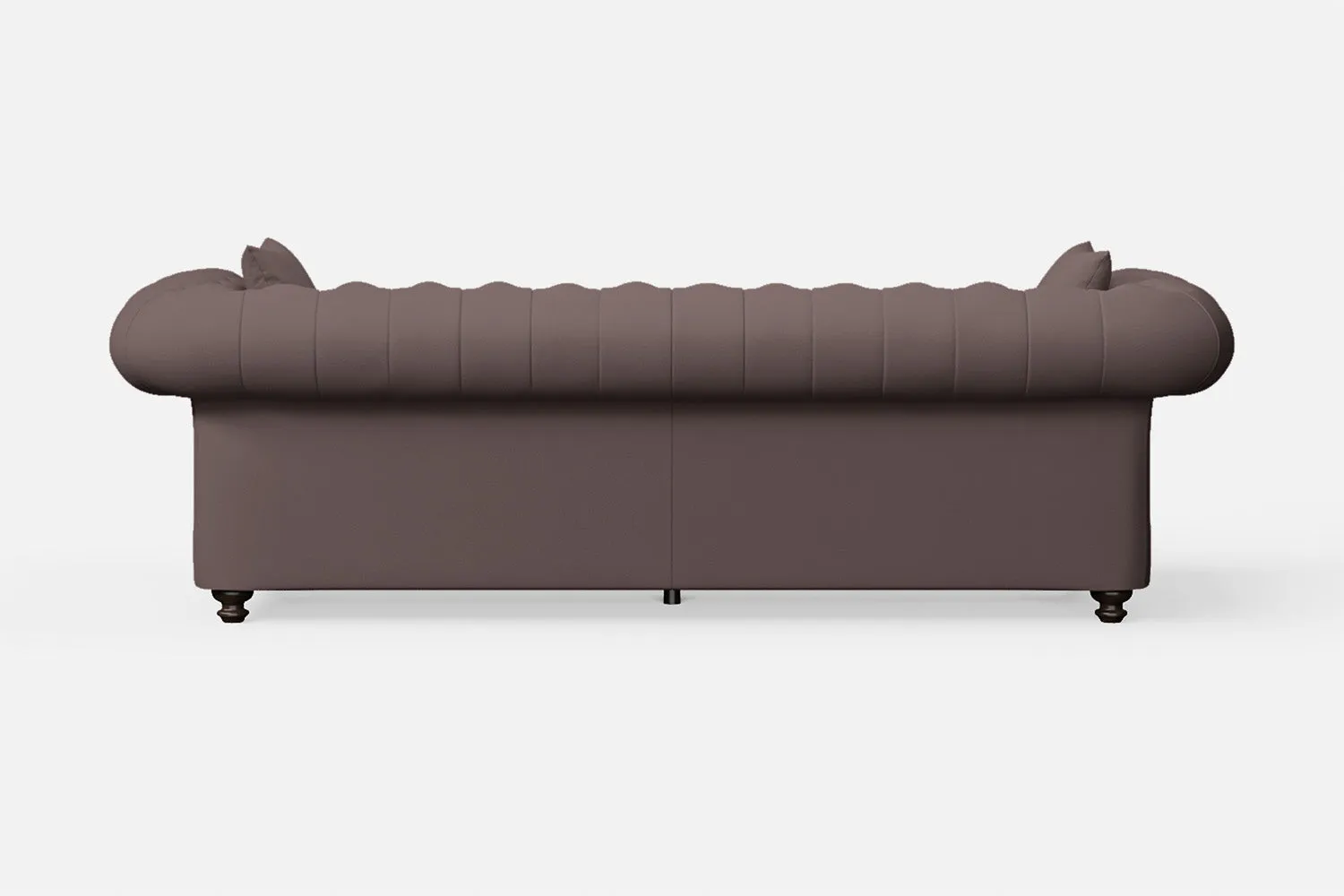 Pesaro 4 Seater Sofa Rose Taupe Leather
