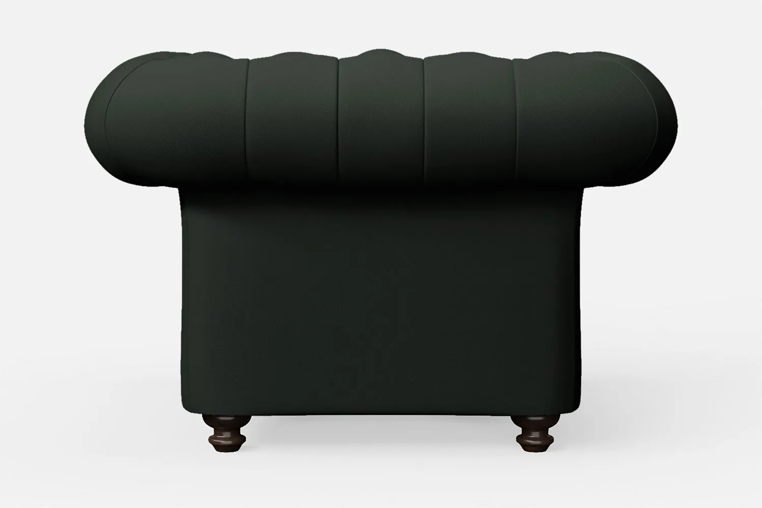 Pesaro Armchair Green Leather