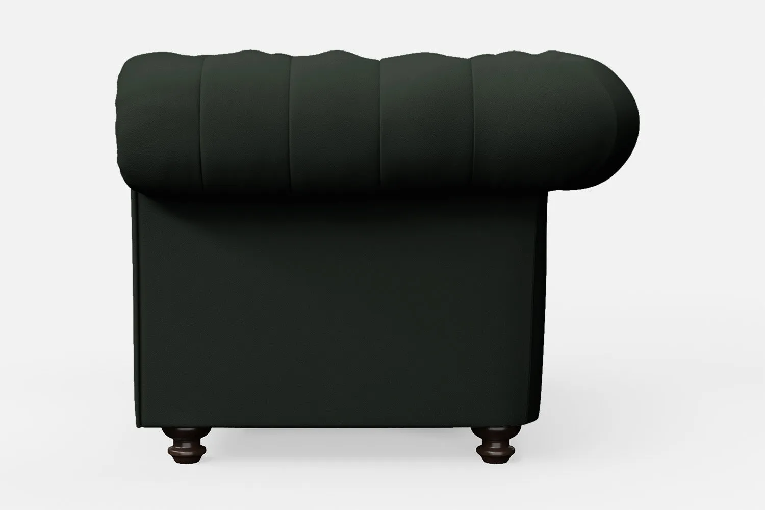 Pesaro Armchair Green Leather