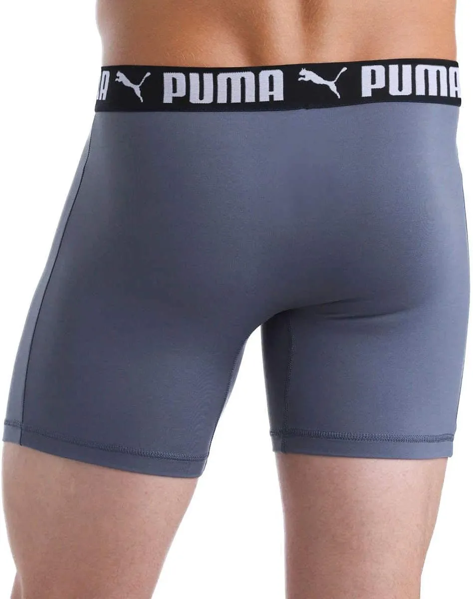 Puma Men's Microfiber Boxer Brief, 5-pack