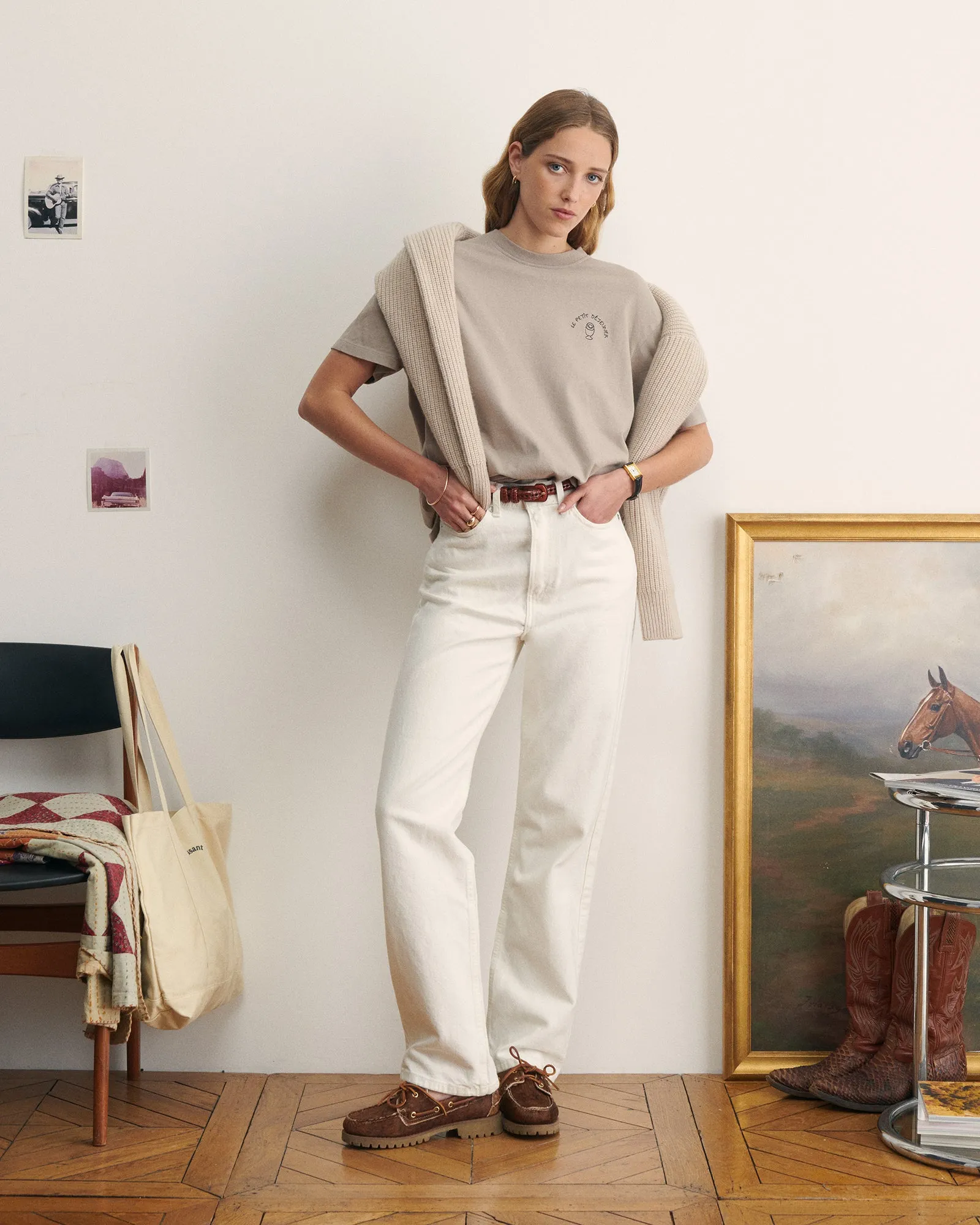 "Petit Dej" bainville oversized t-shirt