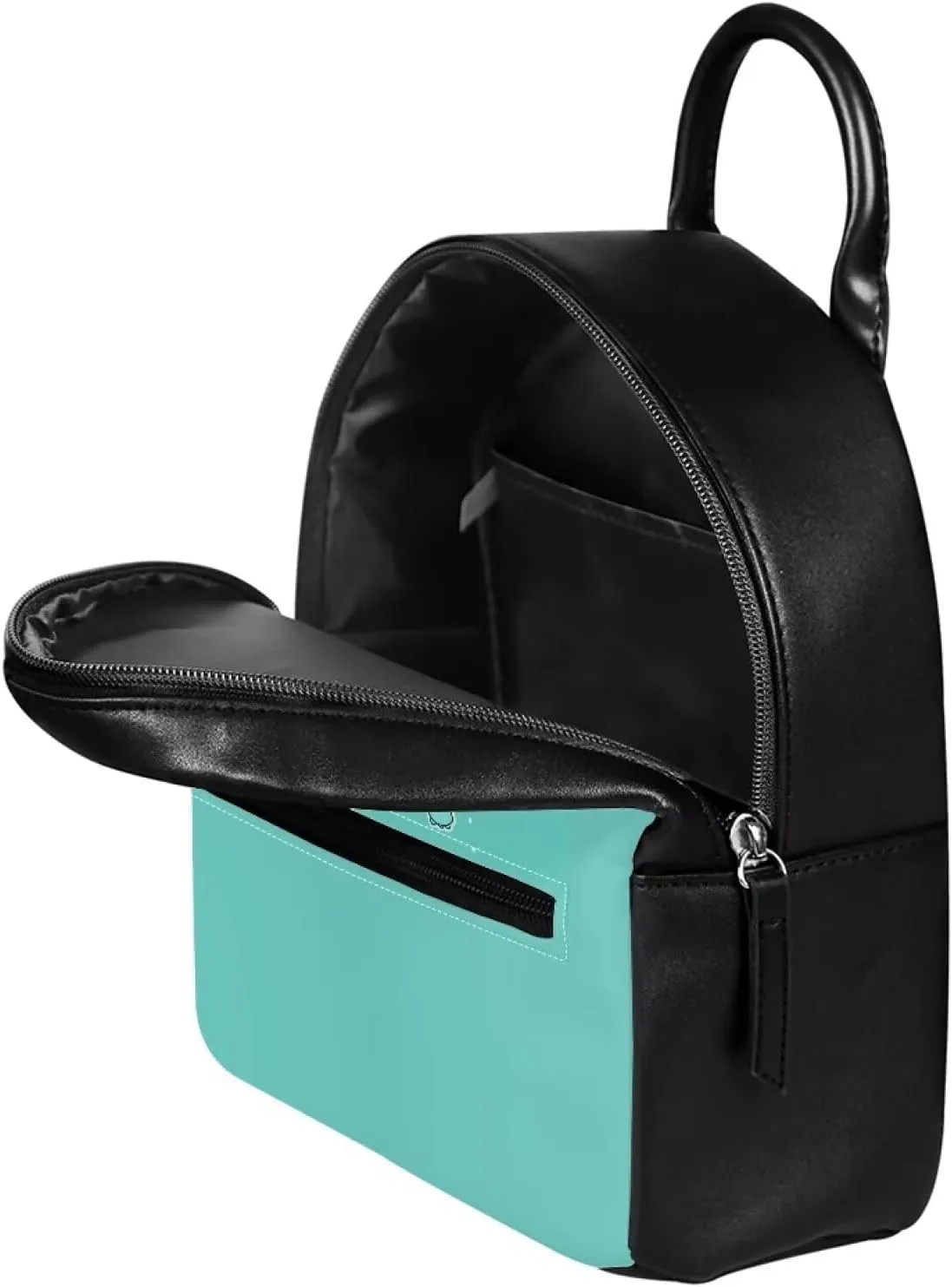Showudesigns Axolotl Backpack Purse for Women Small Leather Shoulder Bags Cute Backpacks Travel Daypack Tote Bag for Teen Girls Rucksack for Work Hiking Daily Use Gifts Blue