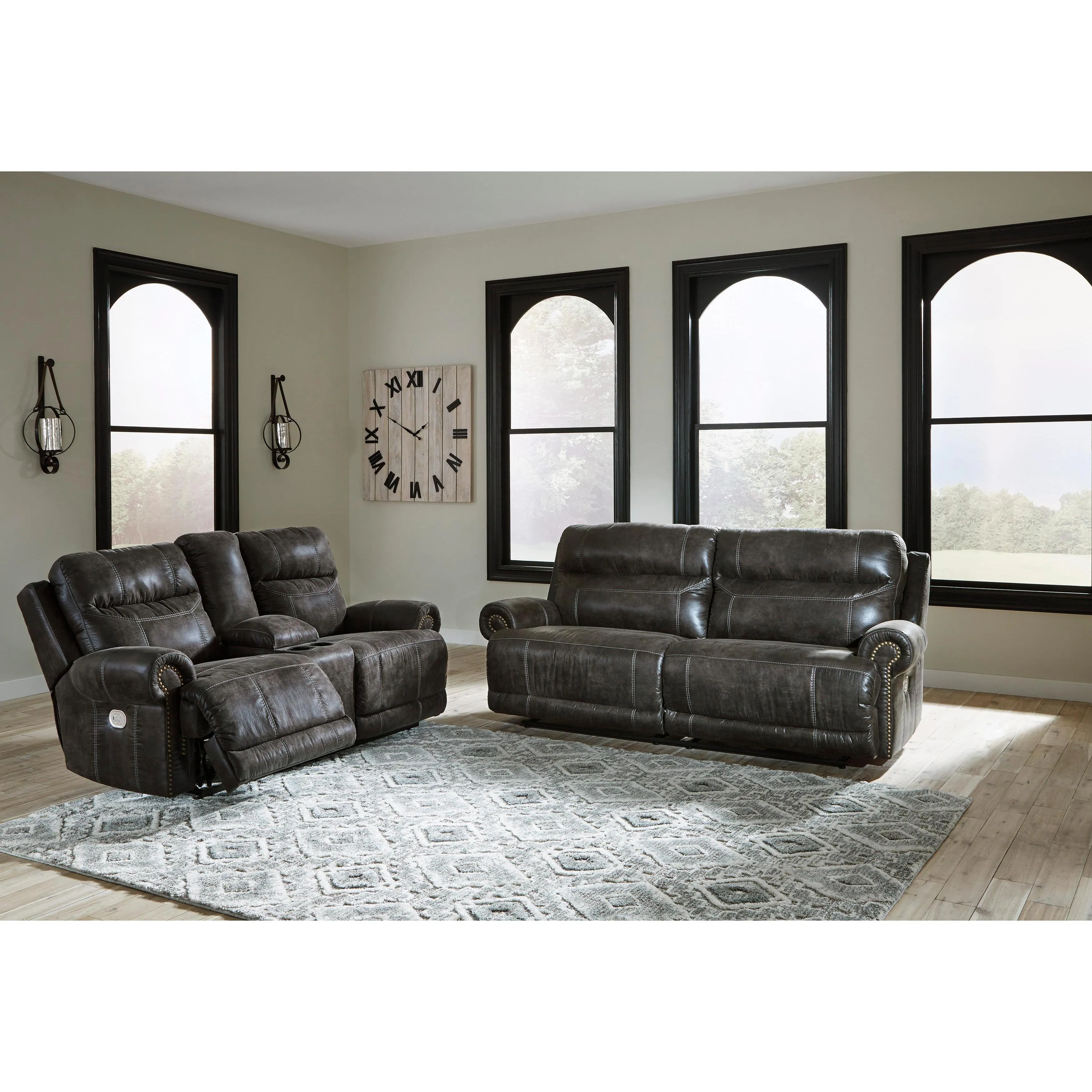 Signature Design by Ashley Grearview 65005U1 2 pc Power Reclining Living Room Set