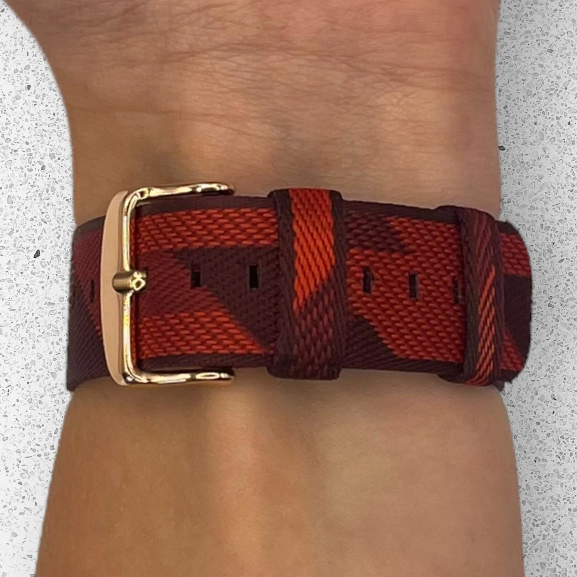 Stylish Canvas Watch Straps Compatible with Garmin Forerunner 245