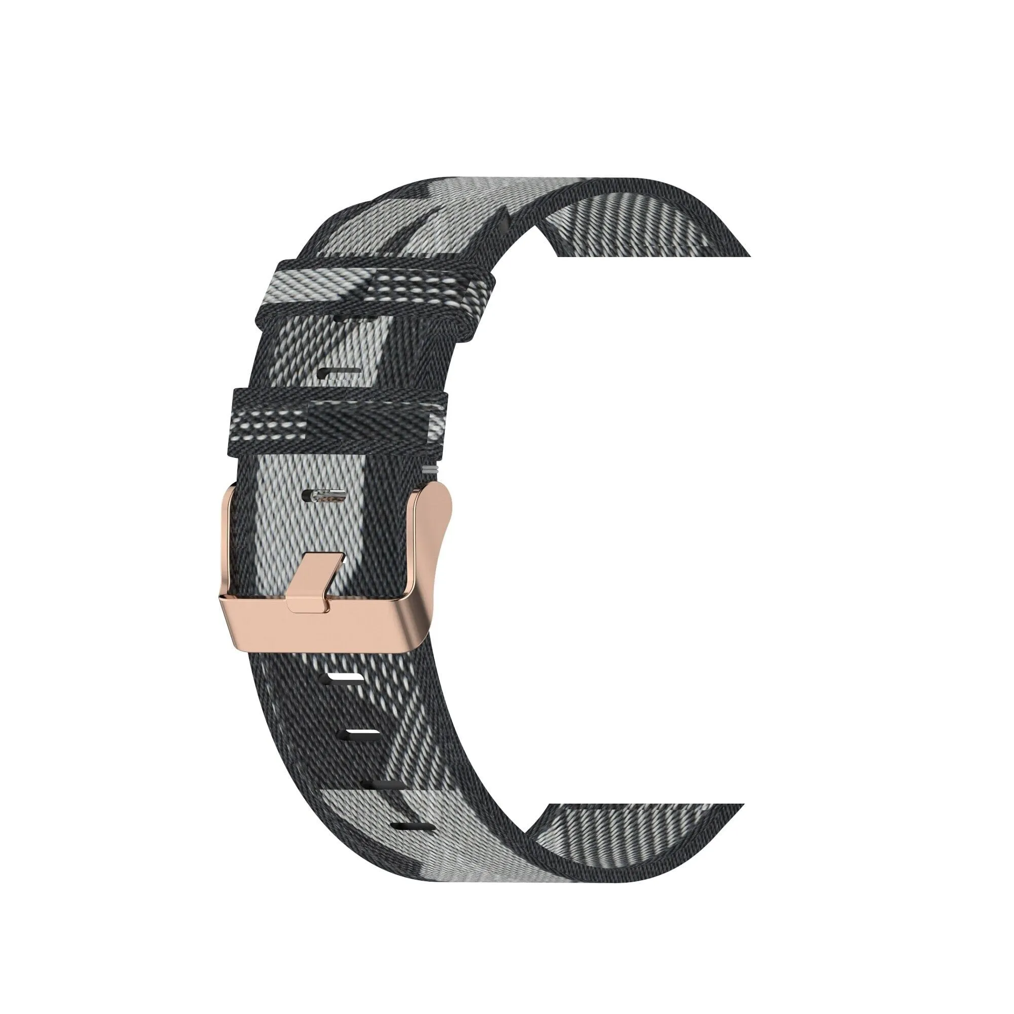 Stylish Canvas Watch Straps Compatible with Garmin Forerunner 245