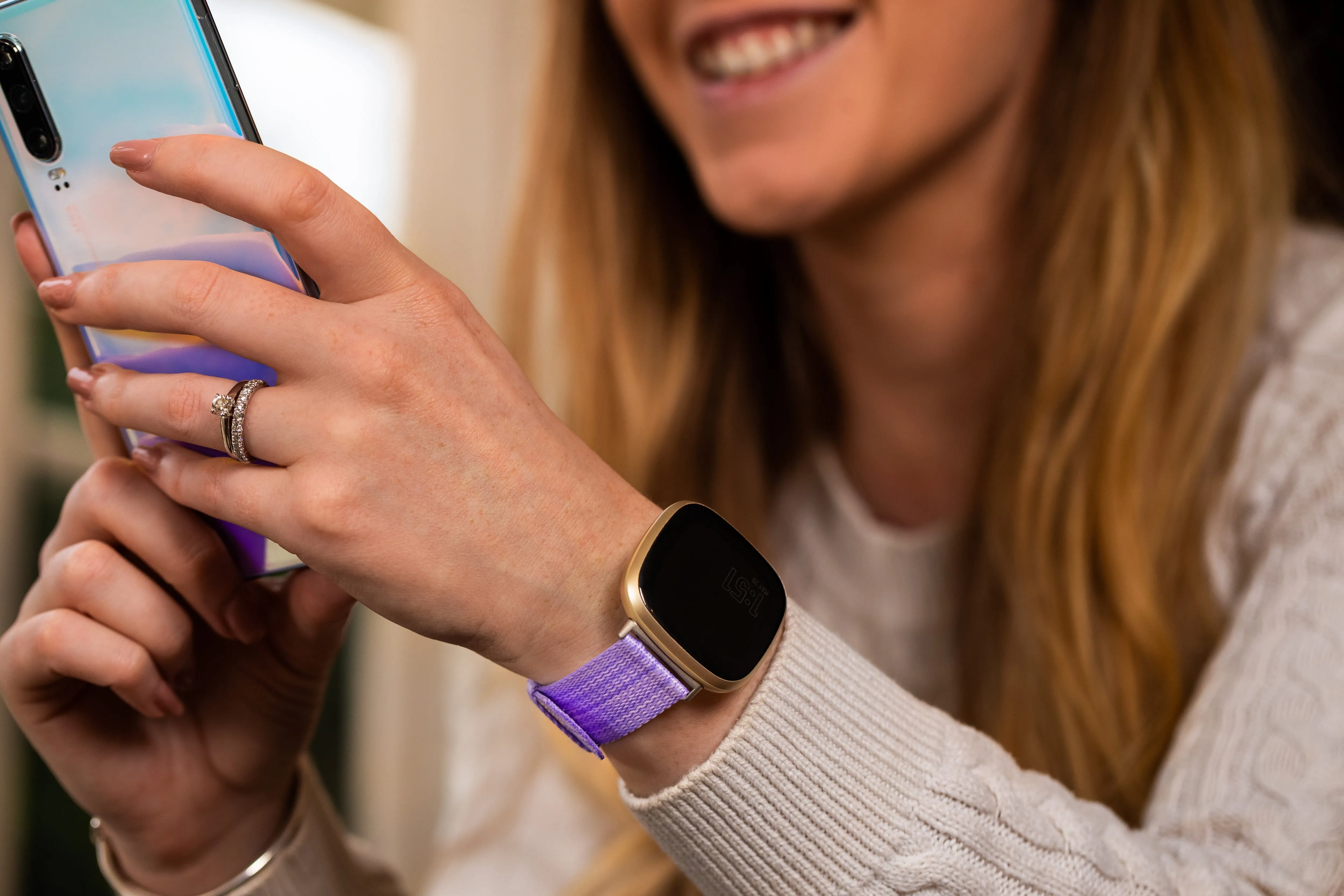 Stylish Canvas Watch Straps Compatible with Garmin Forerunner 245