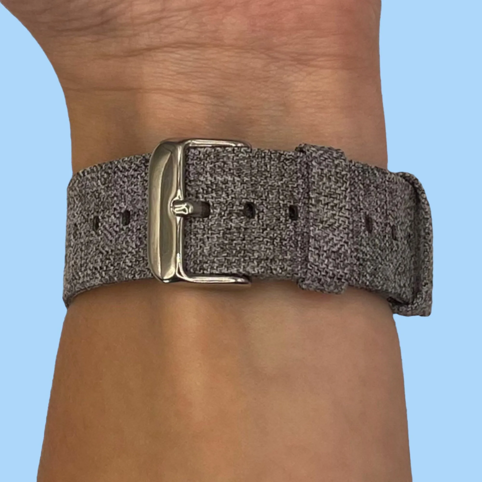 Stylish Canvas Watch Straps Compatible with Garmin Forerunner 245