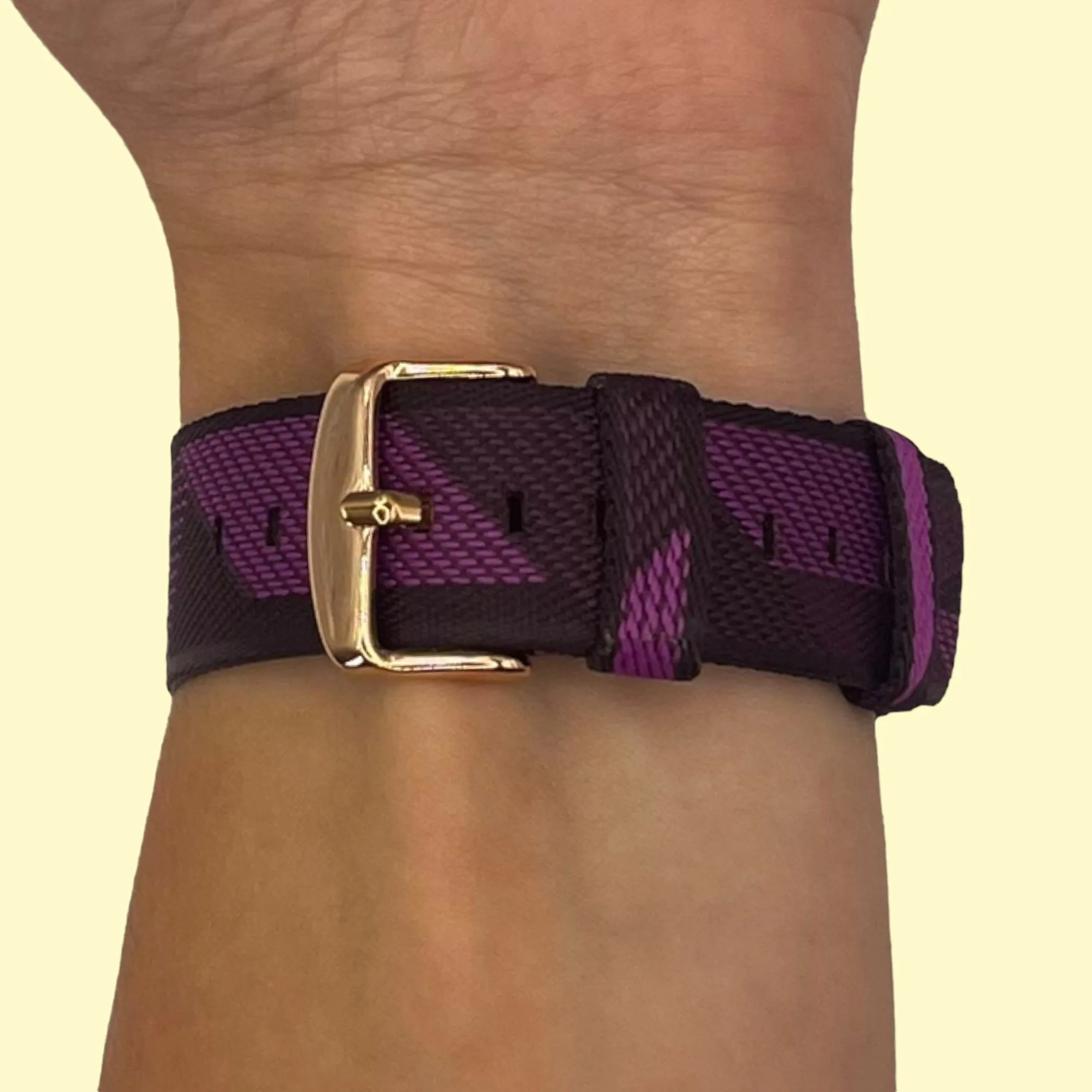 Stylish Canvas Watch Straps Compatible with Garmin Forerunner 245