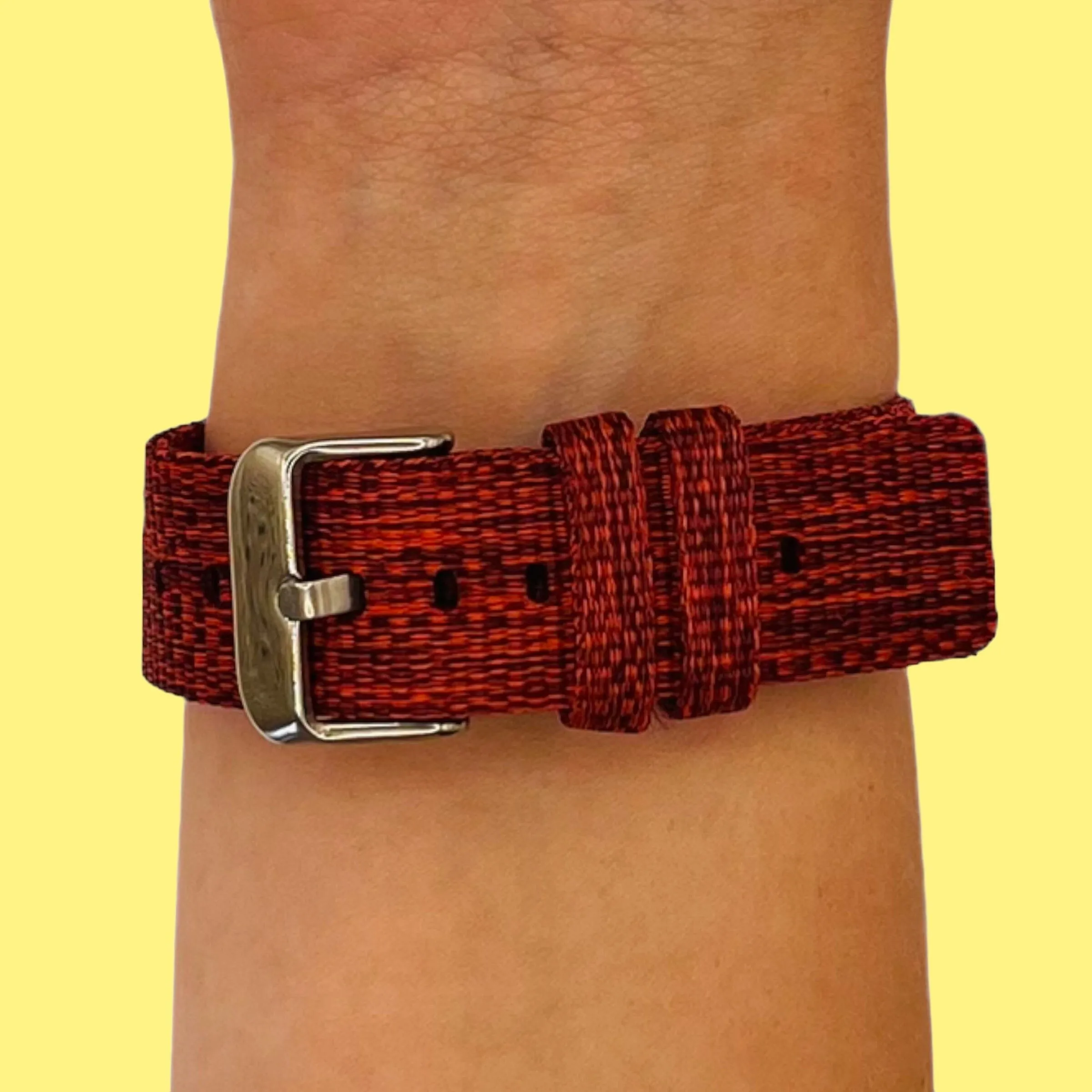Stylish Canvas Watch Straps Compatible with Garmin Forerunner 245