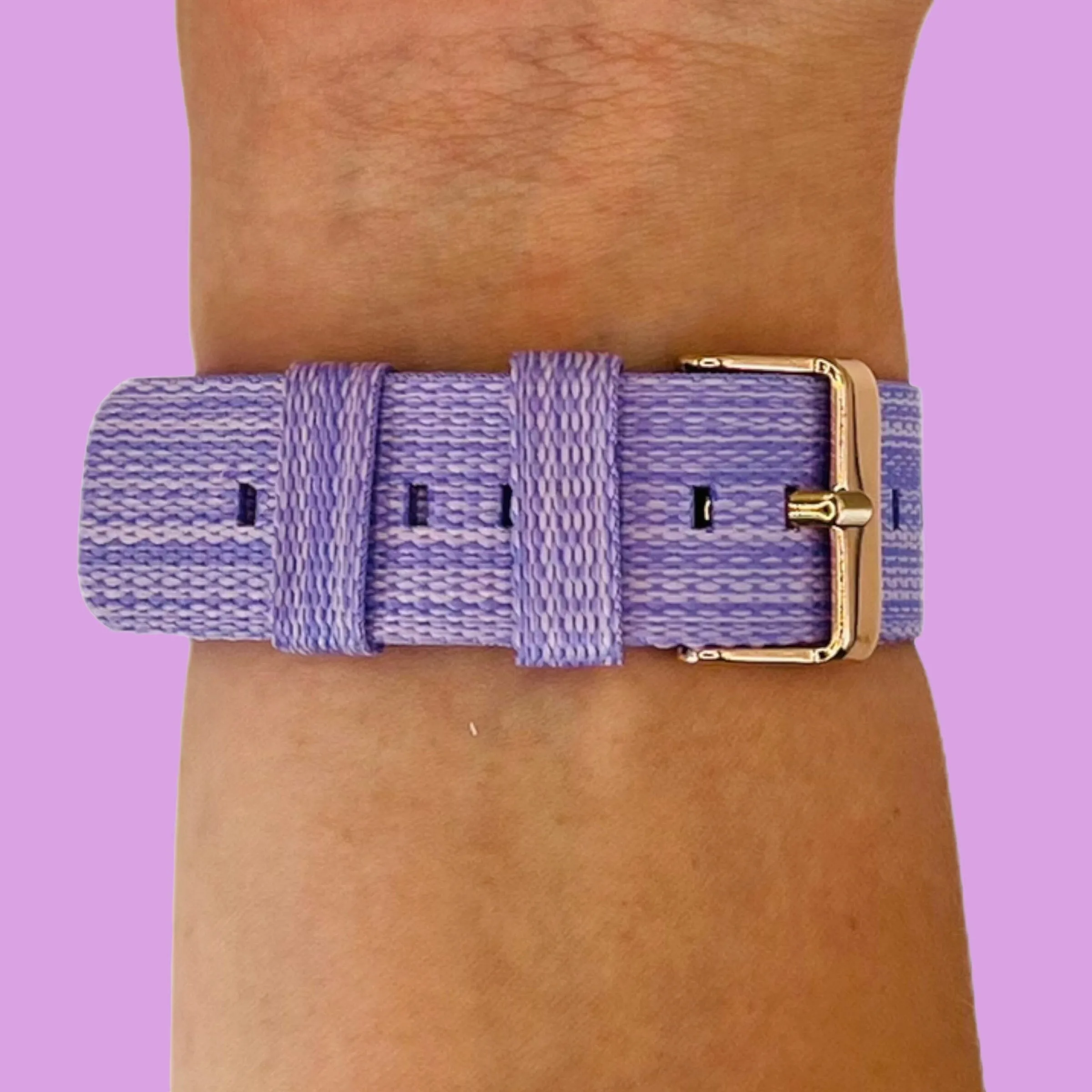 Stylish Canvas Watch Straps Compatible with Garmin Forerunner 245