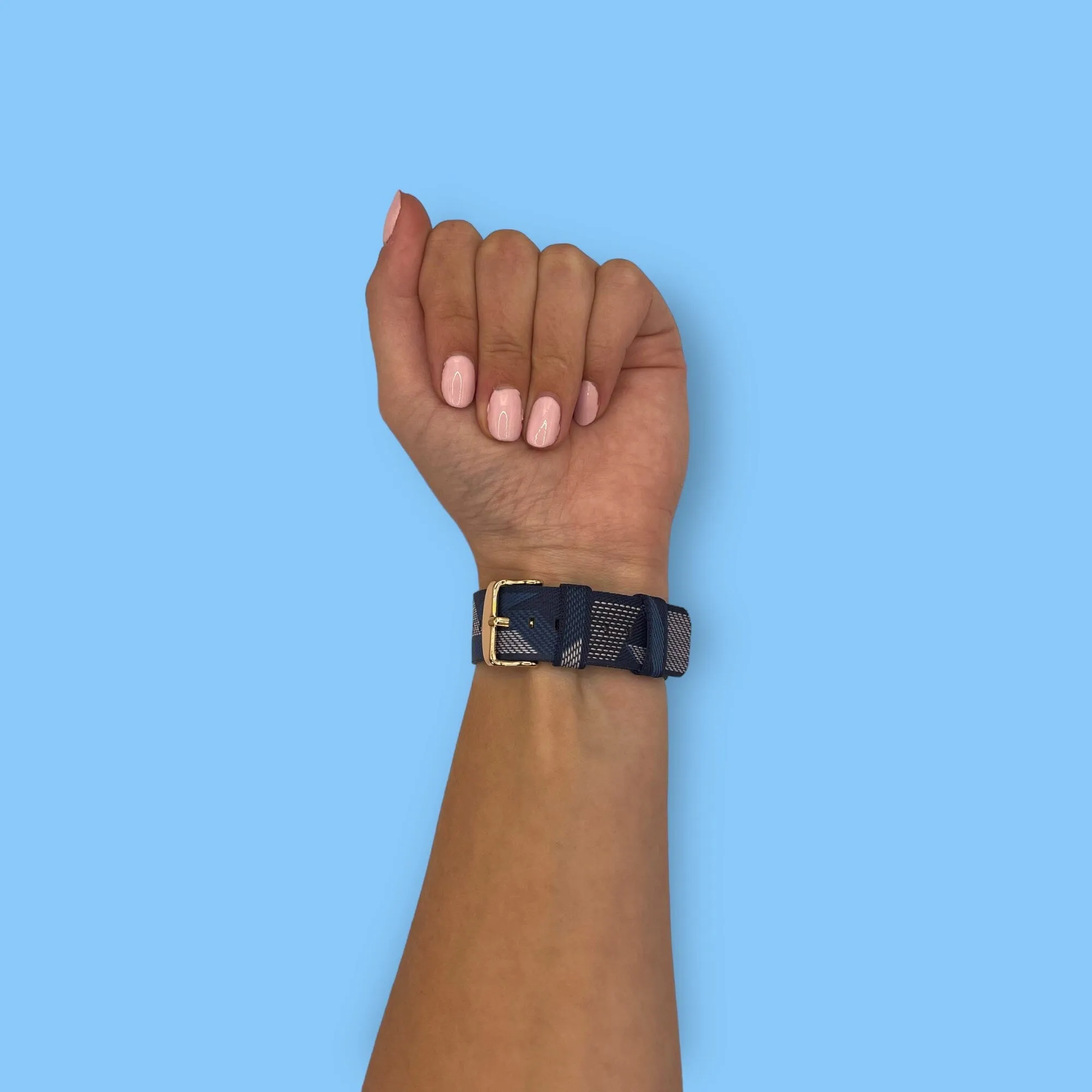 Stylish Canvas Watch Straps Compatible with Garmin Forerunner 245