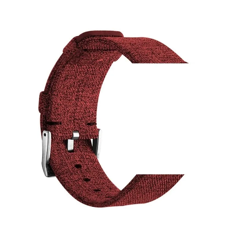 Stylish Canvas Watch Straps Compatible with Garmin Forerunner 245