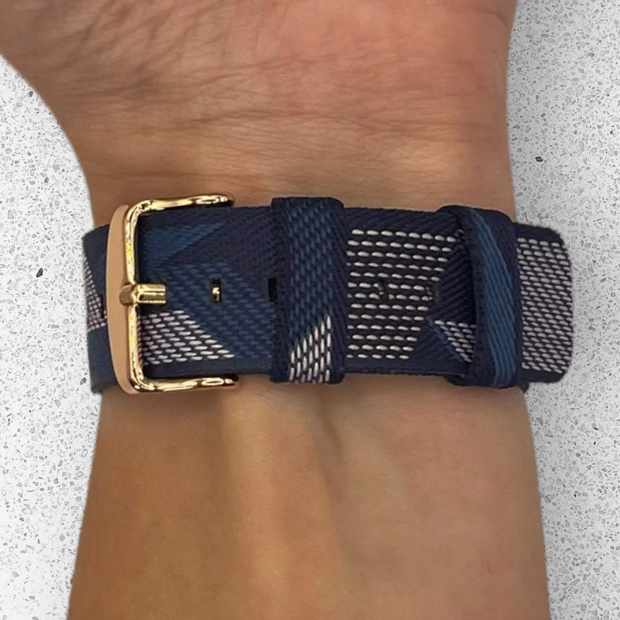 Stylish Canvas Watch Straps Compatible with Garmin Forerunner 245