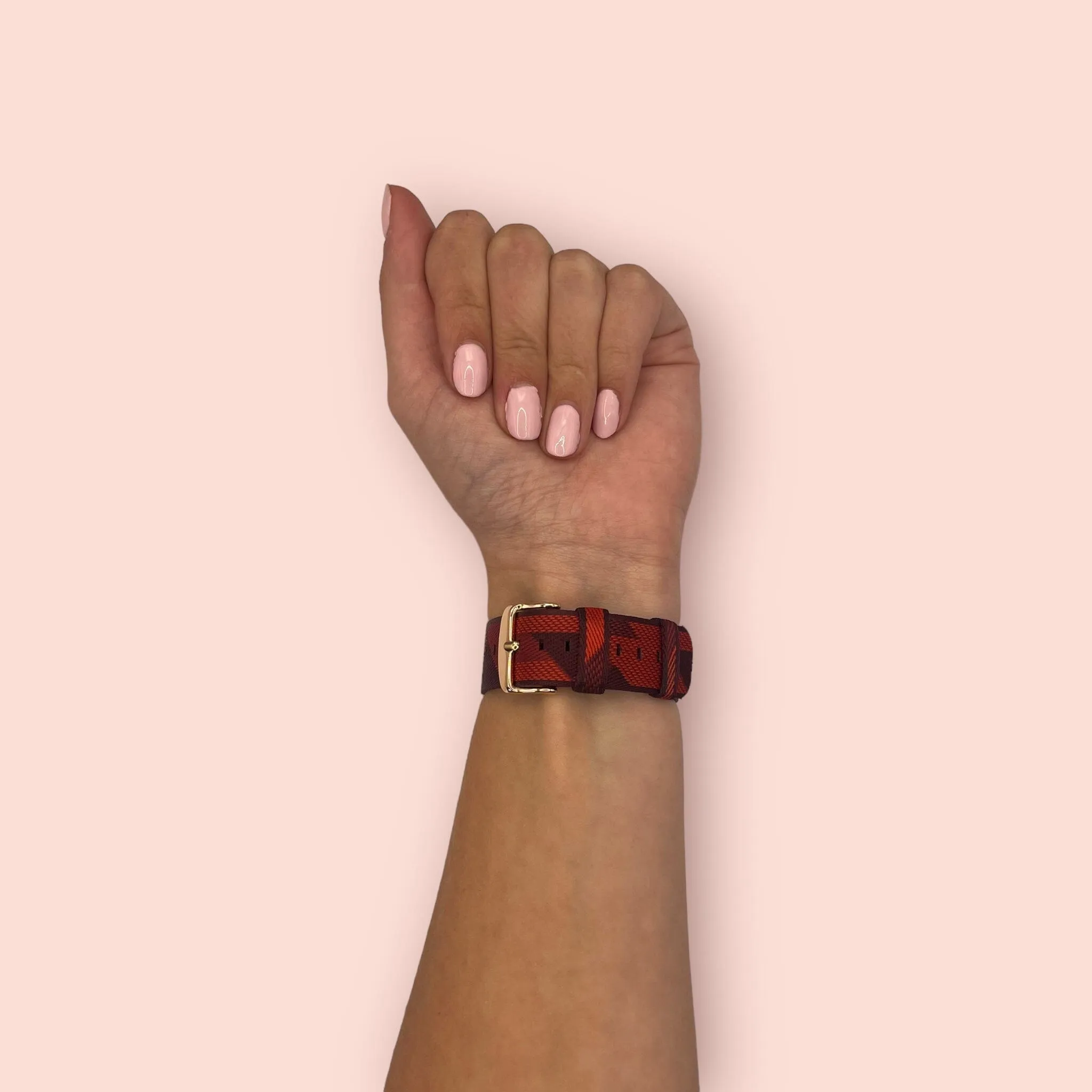 Stylish Canvas Watch Straps Compatible with Garmin Forerunner 245