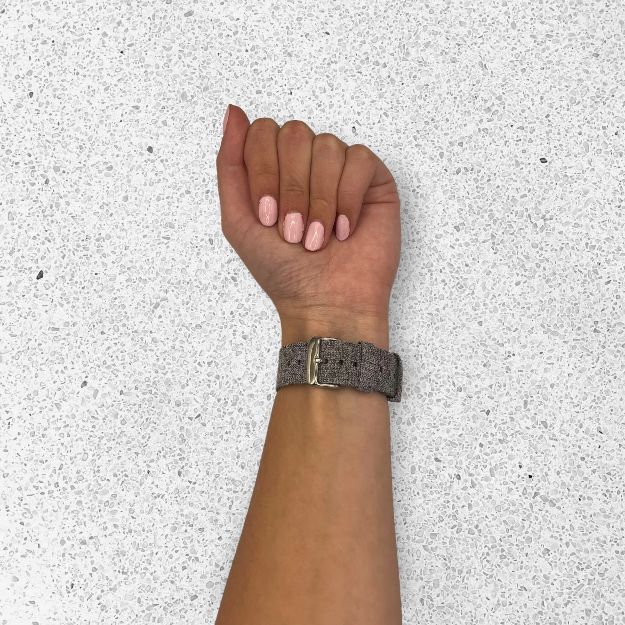 Stylish Canvas Watch Straps Compatible with Garmin Forerunner 245