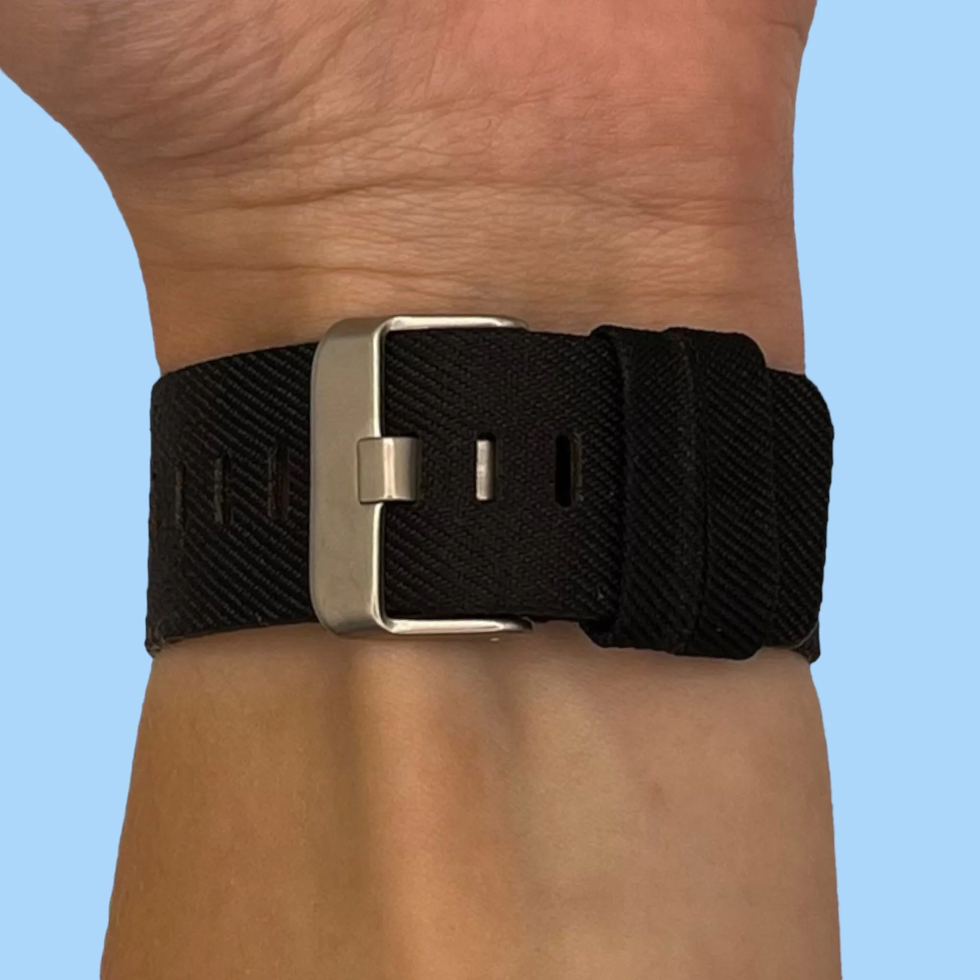 Stylish Canvas Watch Straps Compatible with Garmin Forerunner 245