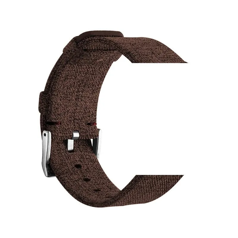 Stylish Canvas Watch Straps Compatible with Garmin Forerunner 245
