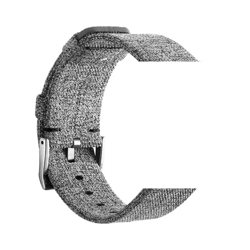Stylish Canvas Watch Straps Compatible with Garmin Forerunner 245