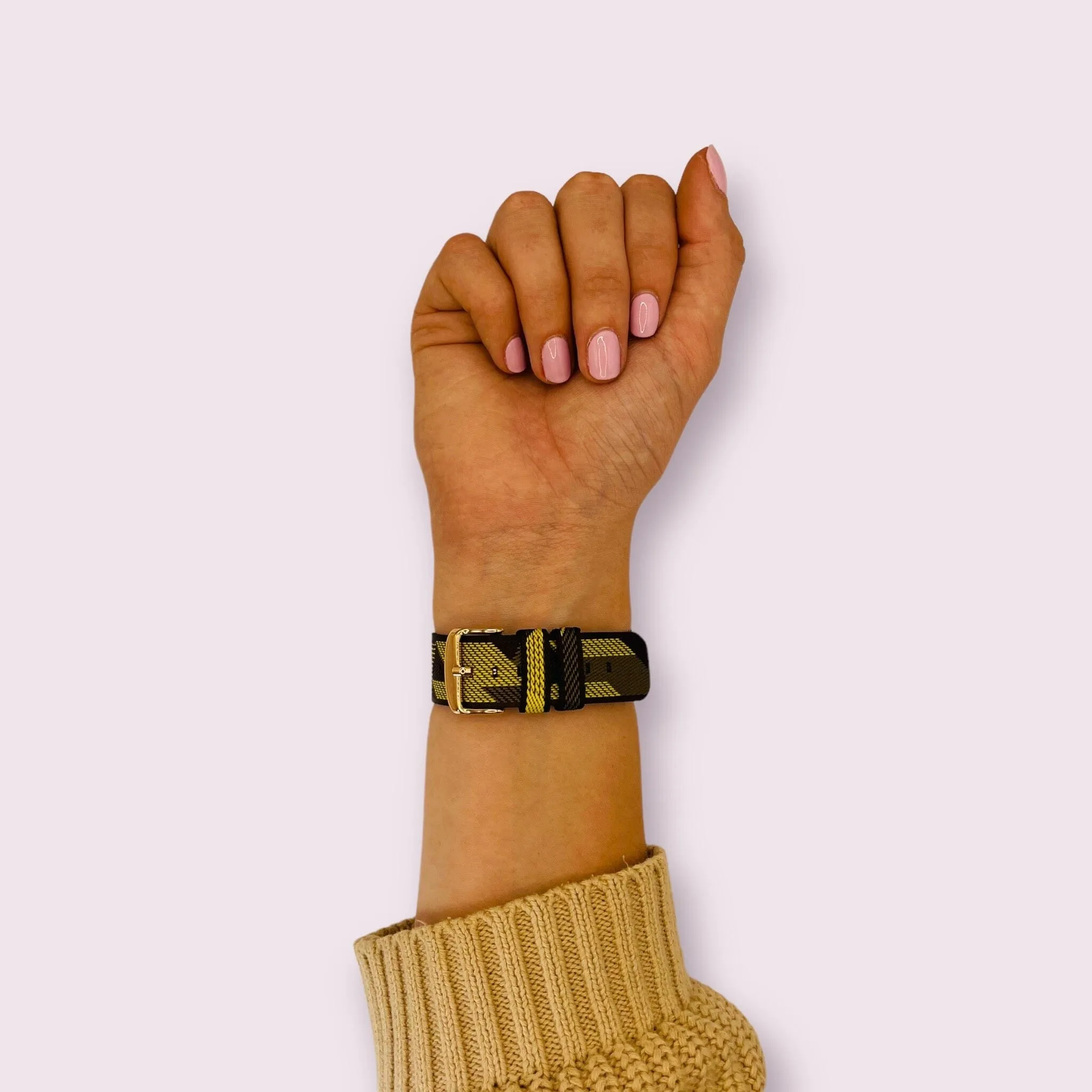 Stylish Canvas Watch Straps Compatible with Garmin Forerunner 245