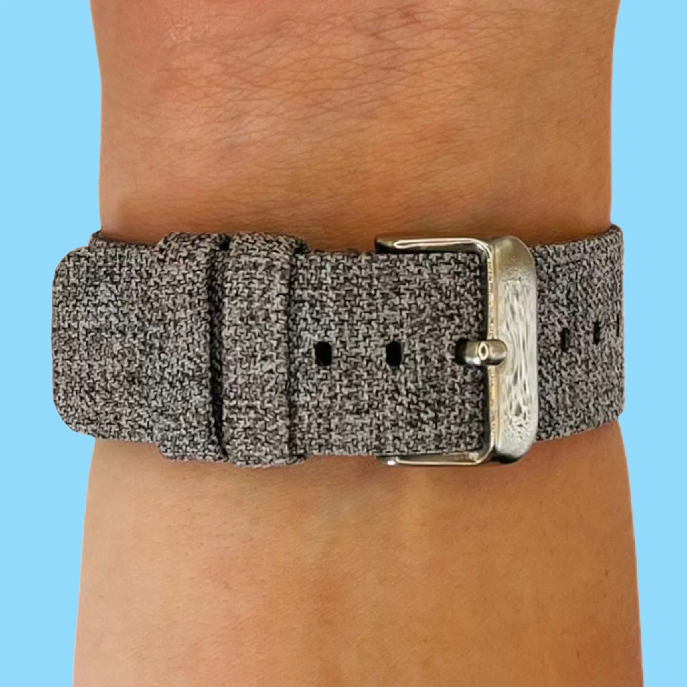 Stylish Canvas Watch Straps Compatible with Garmin Forerunner 245
