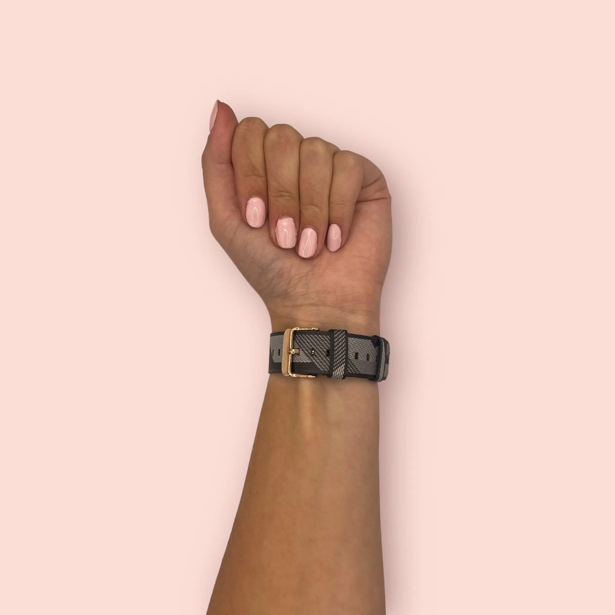 Stylish Canvas Watch Straps Compatible with Garmin Forerunner 245