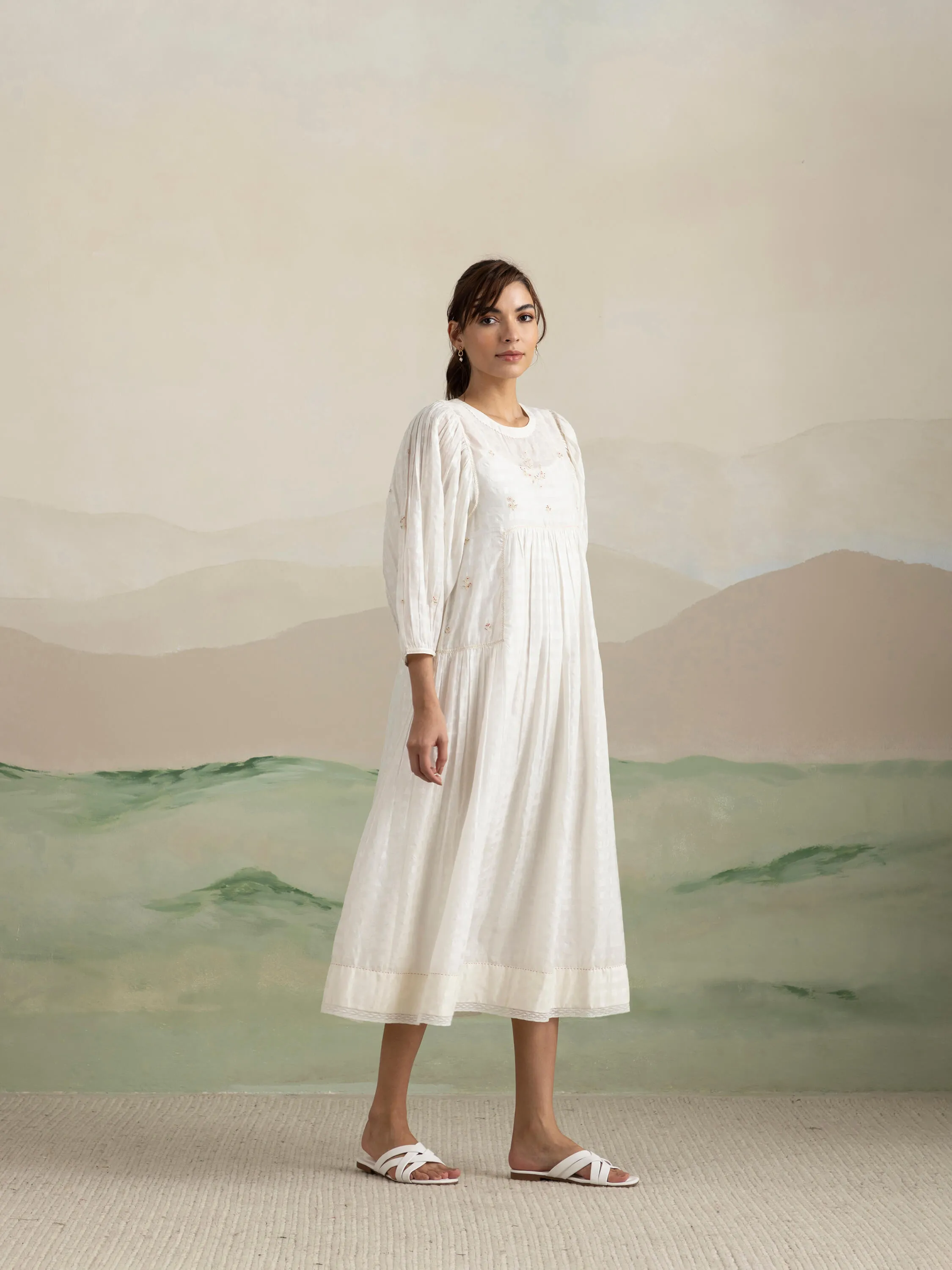 Tea Ceremony Midi Dress